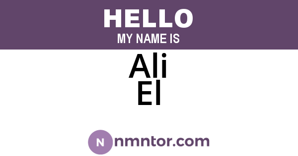 Ali El