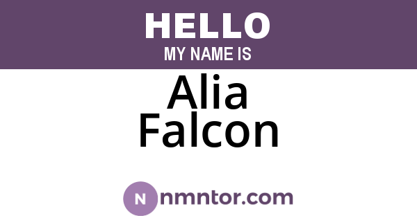 Alia Falcon