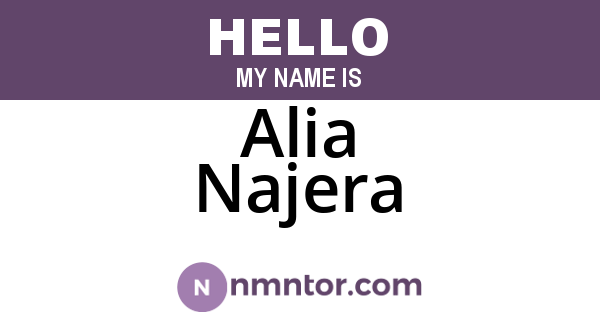 Alia Najera
