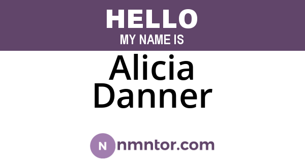 Alicia Danner