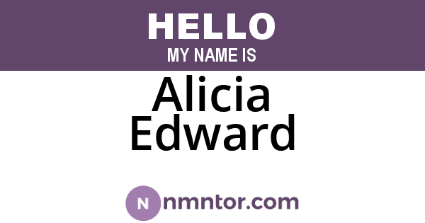 Alicia Edward