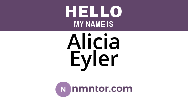Alicia Eyler