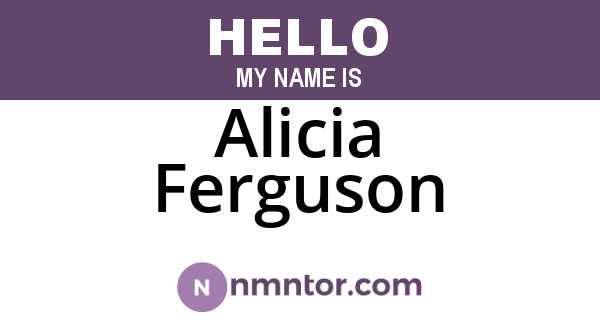 Alicia Ferguson
