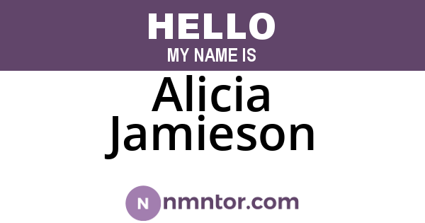 Alicia Jamieson