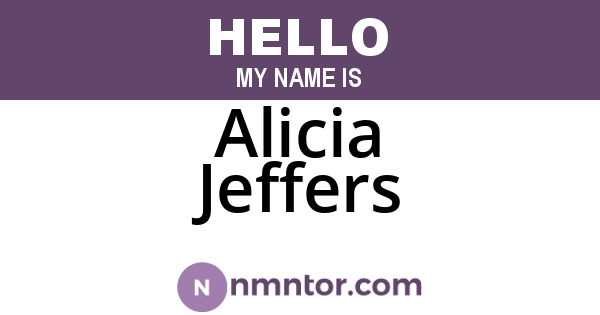 Alicia Jeffers