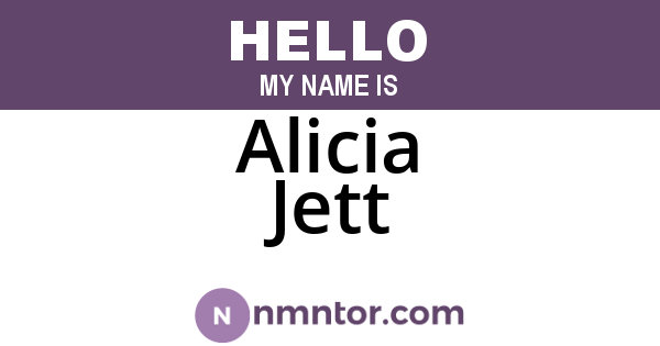 Alicia Jett