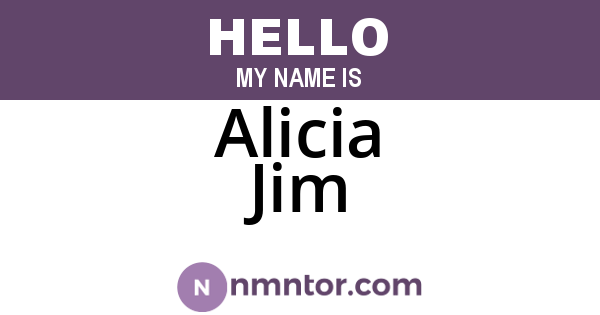 Alicia Jim