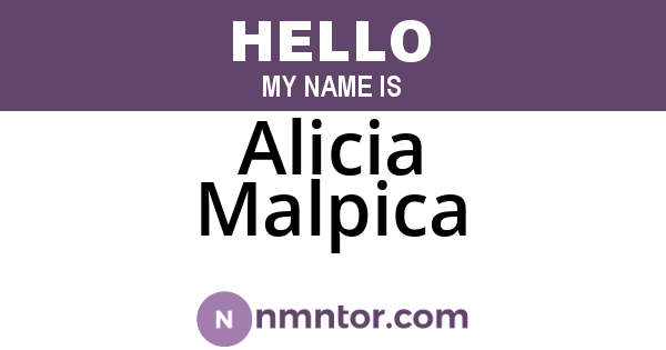 Alicia Malpica
