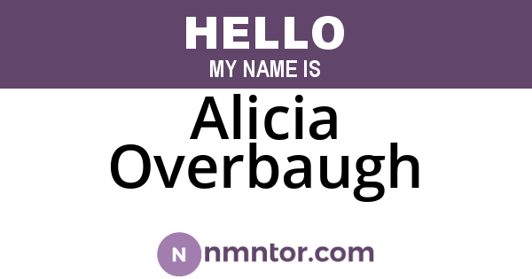 Alicia Overbaugh