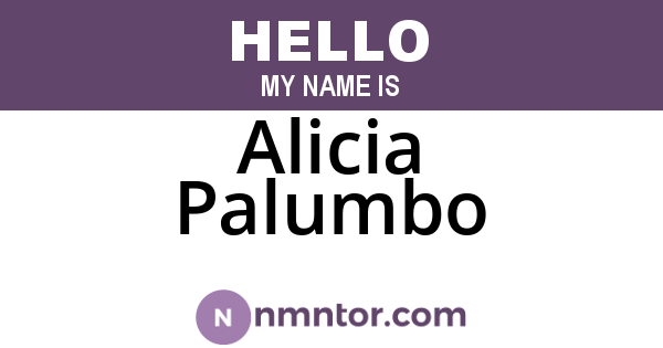 Alicia Palumbo