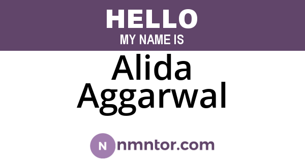 Alida Aggarwal