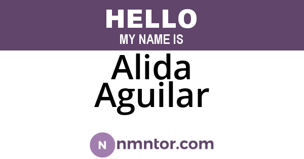 Alida Aguilar