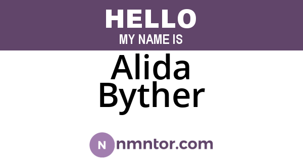 Alida Byther