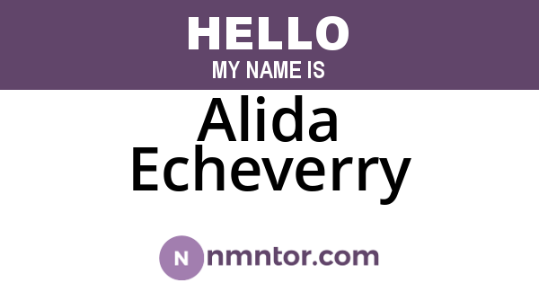 Alida Echeverry