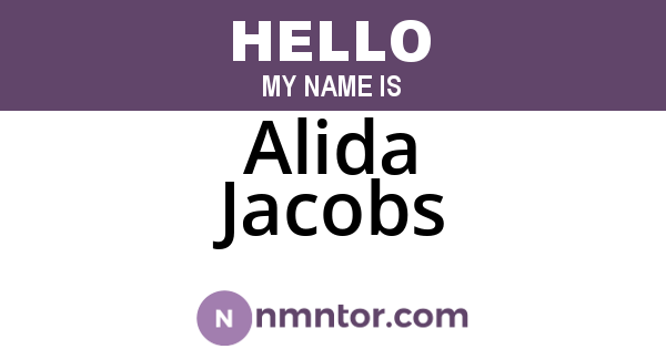 Alida Jacobs