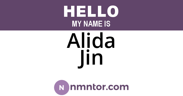 Alida Jin