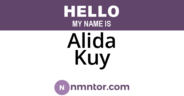 Alida Kuy
