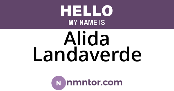 Alida Landaverde