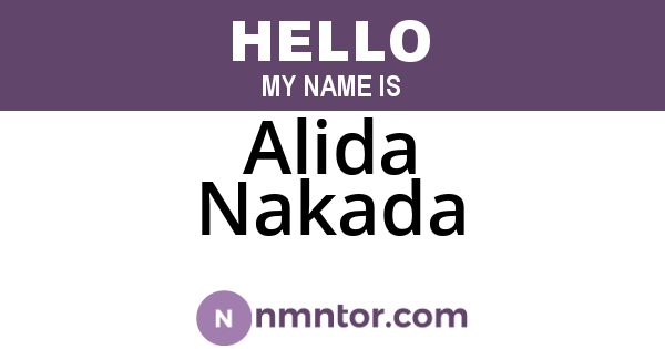 Alida Nakada