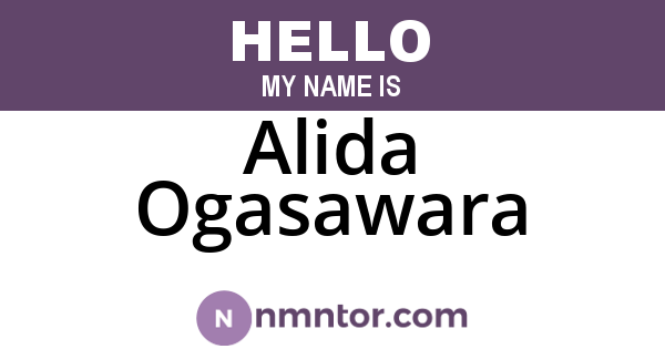 Alida Ogasawara