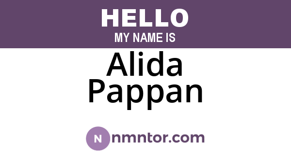 Alida Pappan