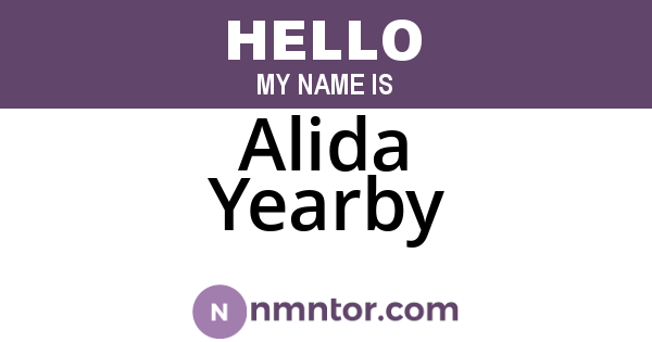 Alida Yearby