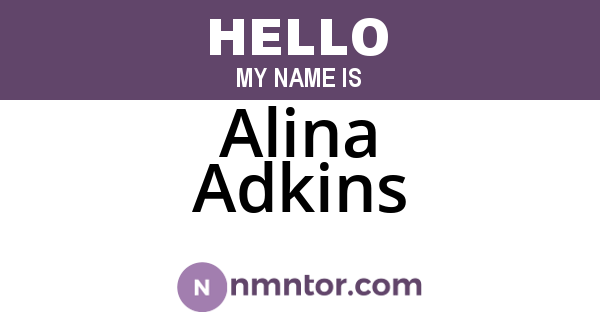 Alina Adkins