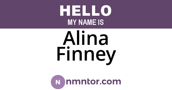 Alina Finney