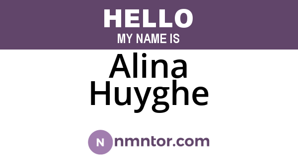 Alina Huyghe