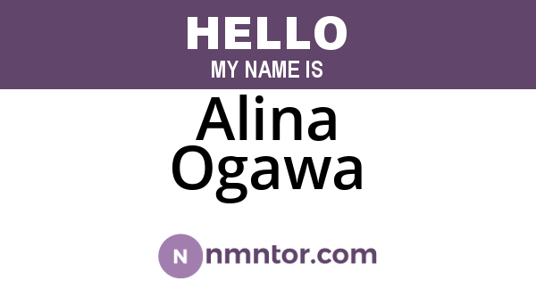 Alina Ogawa