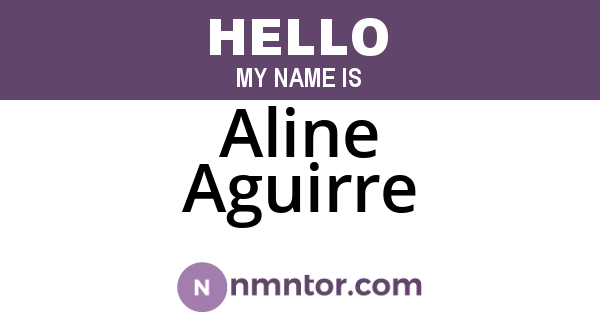 Aline Aguirre
