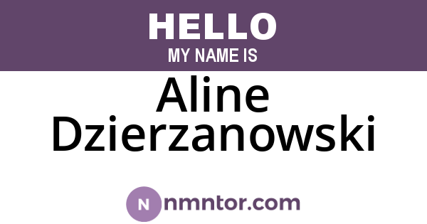 Aline Dzierzanowski