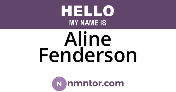 Aline Fenderson