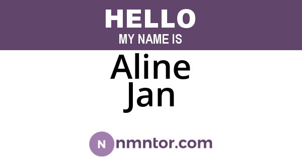Aline Jan
