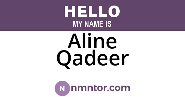 Aline Qadeer