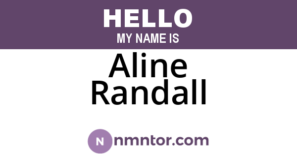 Aline Randall