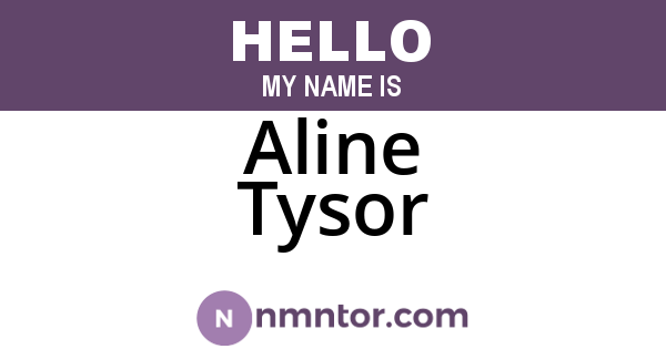 Aline Tysor