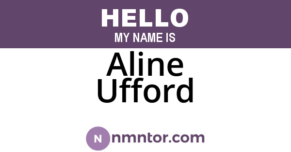 Aline Ufford