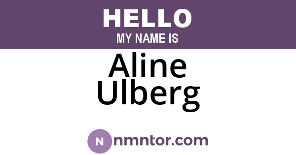 Aline Ulberg