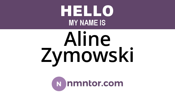 Aline Zymowski