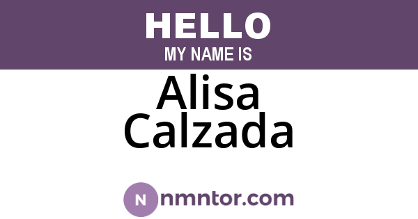 Alisa Calzada