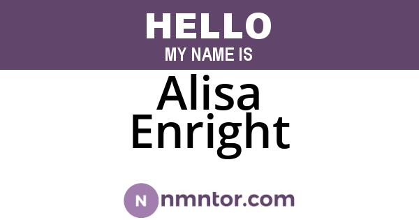 Alisa Enright