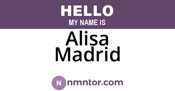 Alisa Madrid