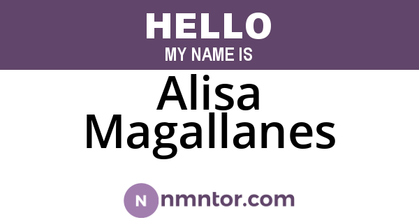 Alisa Magallanes