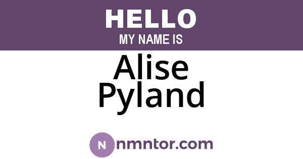 Alise Pyland