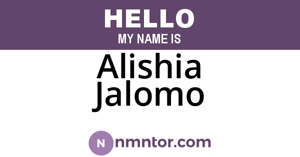 Alishia Jalomo