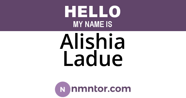 Alishia Ladue