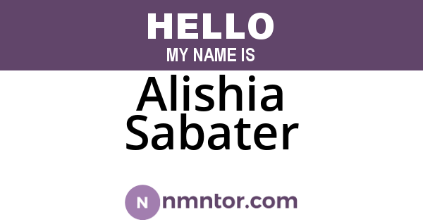 Alishia Sabater
