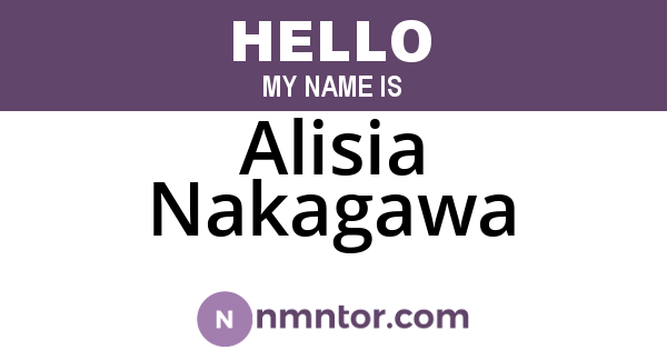 Alisia Nakagawa