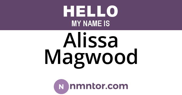 Alissa Magwood
